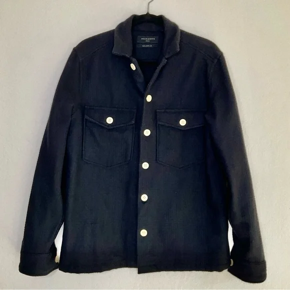 All Saints Kitara Relaxed Fit Jacket in BlackSize Small